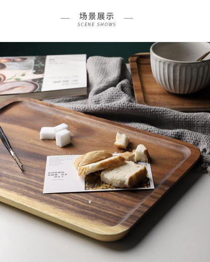 Acacia Wood Cutting Board and Chopping Board with Handle for Meat, Pizza, Cheese Board, Vegetables, Bread, and Charcuterie