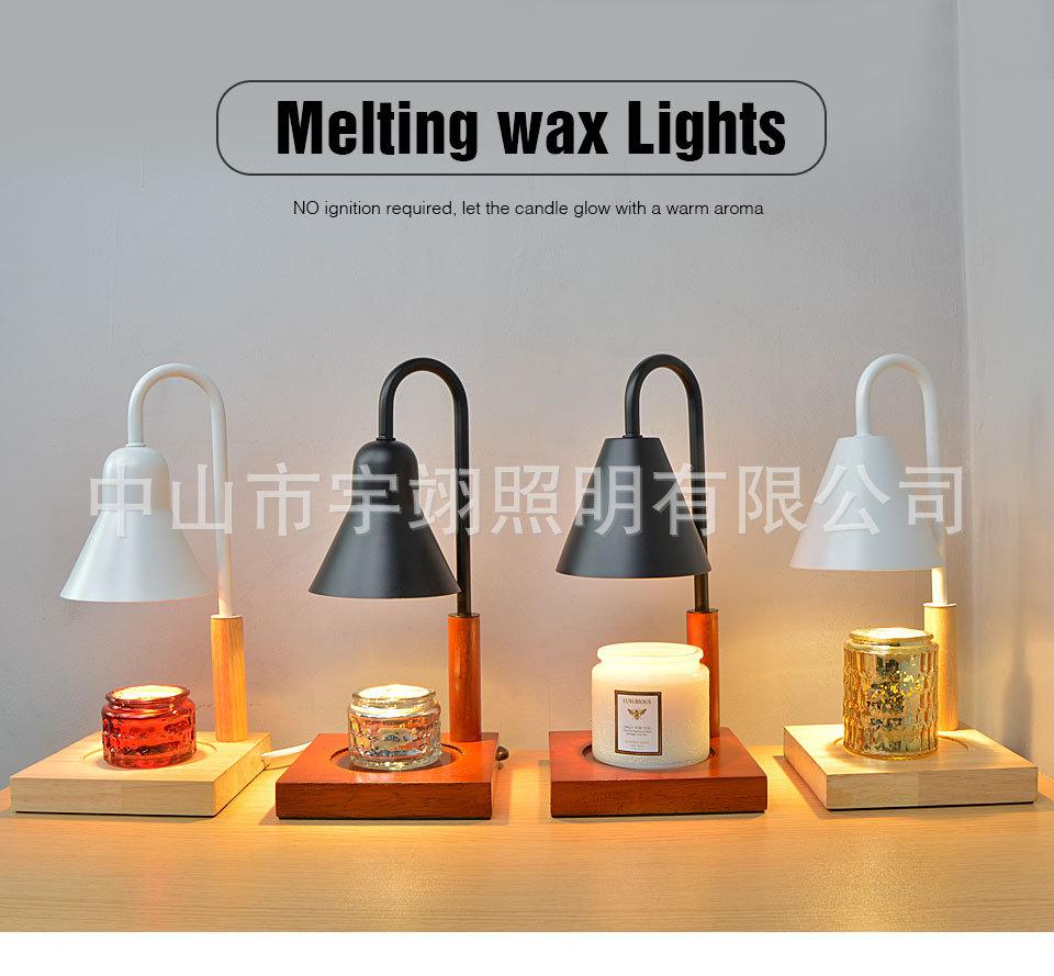 Candle Warmer Lamp with Timer, Compatible with Jar Candles, Metal Top Dimmable Candle Warmer