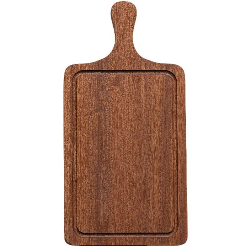 Acacia Wood Cutting Board and Chopping Board with Handle for Meat, Pizza, Cheese Board, Vegetables, Bread, and Charcuterie